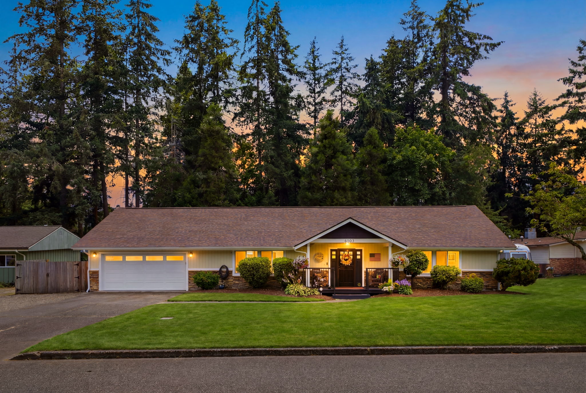 Modern Rambler at 6106 Hillcrest Dr SW Lakewood, WA 98499